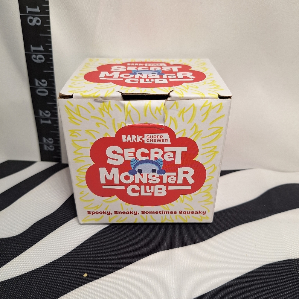NWT Bark Super Chewer Secret Monster Dog Toy S